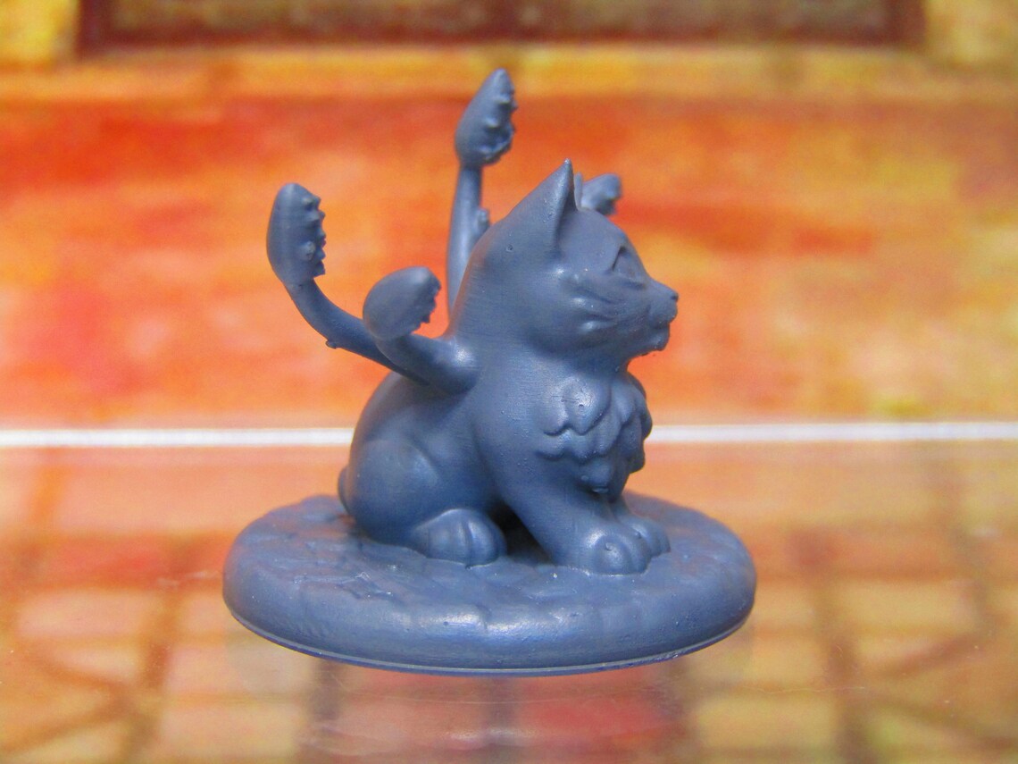 Baby Displacer Kitten Cat Companion Mini Miniatures 3D Printed | Etsy