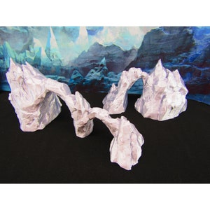 Rocky Mountainous Rock Spines Scatter Terrain Scenery 3D Printed Model 28/32mm Scale Tabletop Gaming Dungeons & Dragons