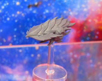 Sitotroga Medium Transport The Hive Tier 7 Starfinder Fleet Scale Starship Mini Miniature Spaceship Piece + Flight Stand w/ Rod