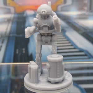 Repairbot Mechanic Droid Robot Mini Miniature 3D Printed Figure Model 28/32mm Scale Sci Fi Science Fiction RPG Tabletop Gaming