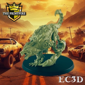 Wasteland Stalker | Mutant Wold Scorpion Beast | Post Apocalypse Bad Guy Miniature Figure | Wasteland Warfare Cyber Punk Dystopian Future |