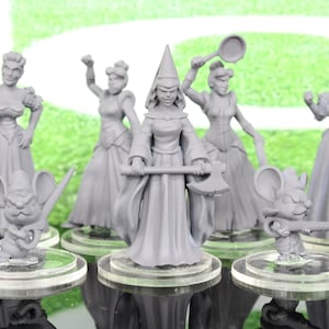 7pc Cinderella Star Player Set Mini Miniature Model Character Player 32mm Scale RPG Tabletop Blood Fantasy Football Bowl Team
