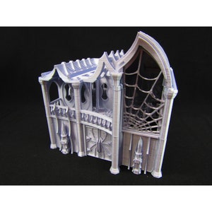 Dark Elf Nobles House Mansion Scatter Terrain Scenery 3D Printed Mini Miniature Model 28/32mm Scale RPG Tabletop Gaming Dungeons & Dragons