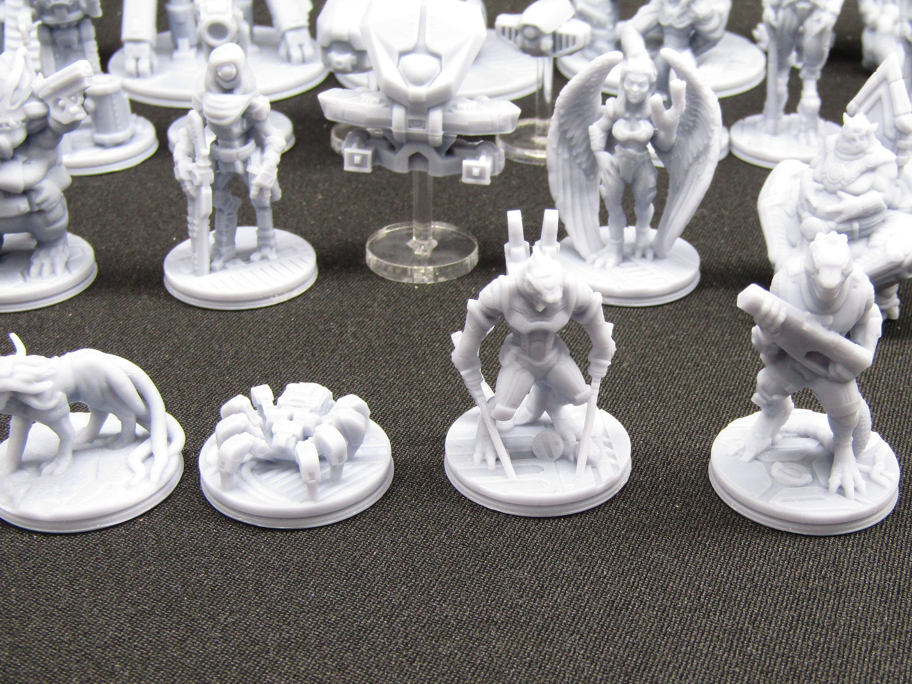 Sci Fi Mini Set 48 Pc the Ignis Quadrant EC3D Miniatures Set 3D Printed ...