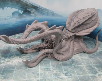 Kraken Mini | DnD Wargaming Mini | RPG Monster Character | Fantasy Figure | 28/32mm Scale Model | for Dungeons and Dragons, Pathfinder, etc.