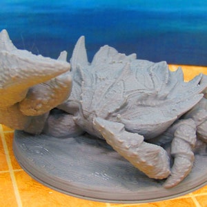 Large Dire Beach Crab Monster Mini Miniature Figure D Printed Model 28/32mm Scale Fantasy RPG Tabletop Gaming Dungeons & Dragons