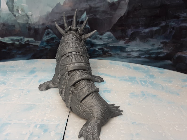 Walrus God 28mm Scale Figure RPG Fantasy Games Dungeons /& Dragons 3D Printed EC3D Wilds of Wintertide Mini Miniature Model