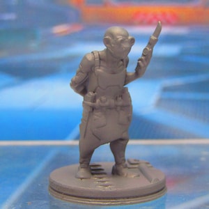 Cyber Punk Post Apocalypse Dystopian Cyber Doctor Mini Miniature 3D Printed Model 28/32mm Scale Sci Fi Science Fiction RPG Tabletop Gaming