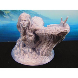Sea Goddess of the Waters Scatter Terrain Scenery 3D Printed Mini Miniature Model 28/32mm Scale RPG Tabletop Gaming Dungeons & Dragons