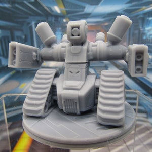 EC-099 Assaultron Assault Robot Battle Droid Mini Miniature 3D Printed Model 28/32mm Scale Sci Fi Science Fiction RPG Tabletop Gaming