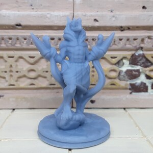 Anubis Warrior w/ Fist Blades Mini Miniatures Figure Tabletop Fantasy Games Dungeons & Dragons 3D Printed Resin Empire Scorching Sand
