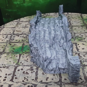 Ruined Stone Bridge Scatter Terrain Scenery 28mm Dungeons & Dragons 3D Printed Mini Miniature Model Tabletop War Gaming Wilds of Wintertide Bild 5
