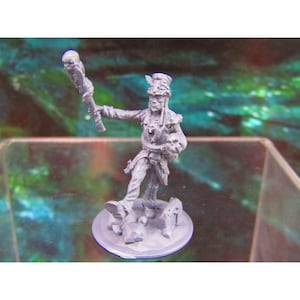 Voodoo Priest Witch Doctor Pose A Mini Miniature Figure 3D Printed Model 28/32mm Scale RPG Fantasy Games Dungeons & Dragons