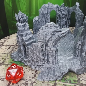 Ruined Altar Scatter Terrain Scenery 28mm Dungeons & Dragons 3D Printed Mini Miniature Model Tabletop War Gaming Wilds of Wintertide