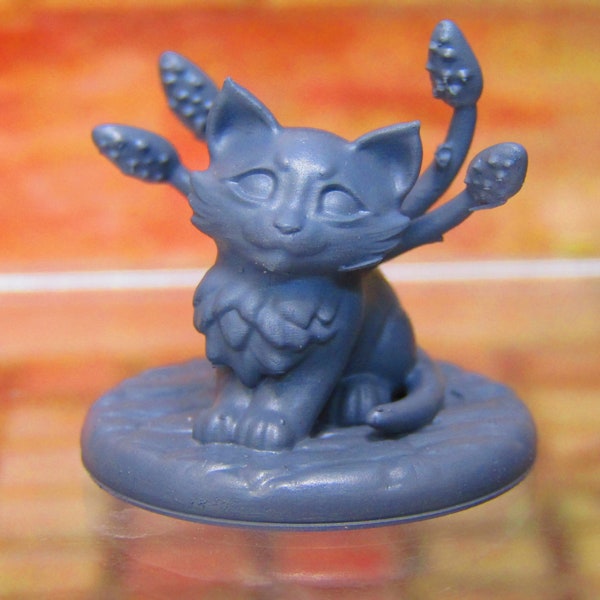 Baby Displacer Kitten Cat Companion Mini Miniatures 3D Printed Model 28/32mm Scale RPG Fantasy Games Dungeons & Dragons Tabletop Gaming