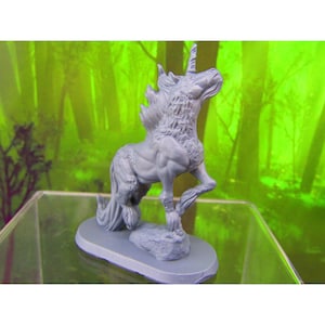 Unicorn Mythical Horse Mini Miniatures 3D Printed Resin Model Figure 28/32mm Scale RPG Fantasy Games Dungeons & Dragons Tabletop Gaming