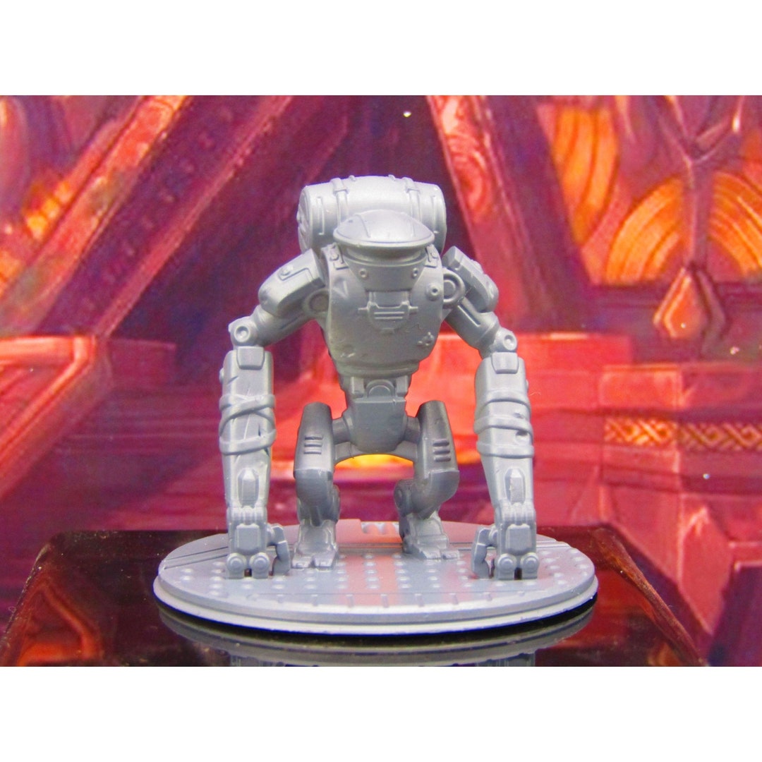 Scrapyard Bot Junkyard Robot Mover Mini Miniature Model Character ...