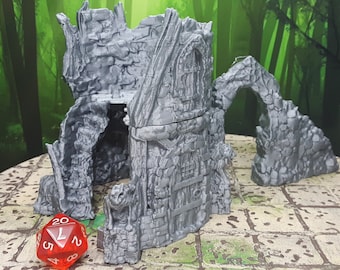 Ruined Watchtower Scatter Terrain Scenery 28mm Dungeons & Dragons 3D Printed Mini Miniature Model Tabletop War Gaming Wilds of Wintertide