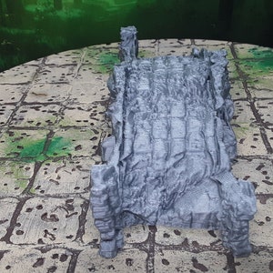 Ruined Stone Bridge Scatter Terrain Scenery 28mm Dungeons & Dragons 3D Printed Mini Miniature Model Tabletop War Gaming Wilds of Wintertide Bild 7