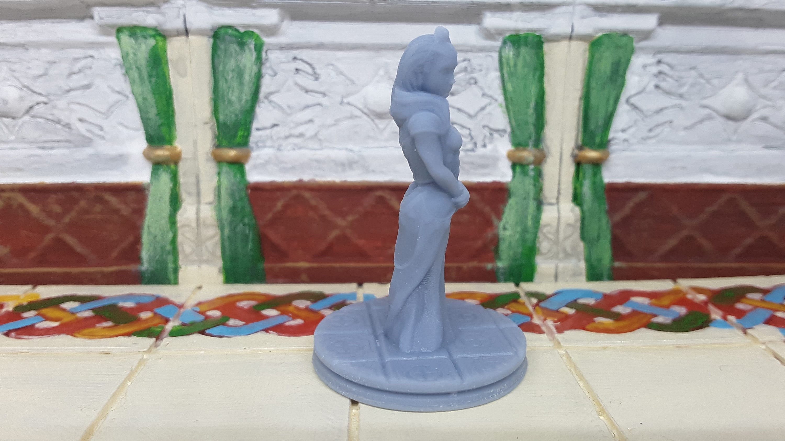 QP3D - Battle Ruined Pillars Wall, Terreno Scenery Per Tavolo E RPG 28 - Foto 13