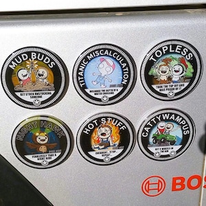 Off Road Adventure Badges - Full Color UV Resistant Emblem for Jeep, Truck, ATV