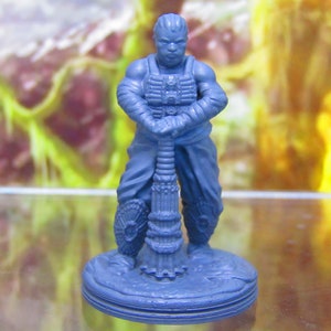 Tribal Jungle Tree Warrior Mini Miniature Figure 3D Printed Model 28/32mm Scale Fantasy RPG Tabletop Gaming Dungeons & Dragons