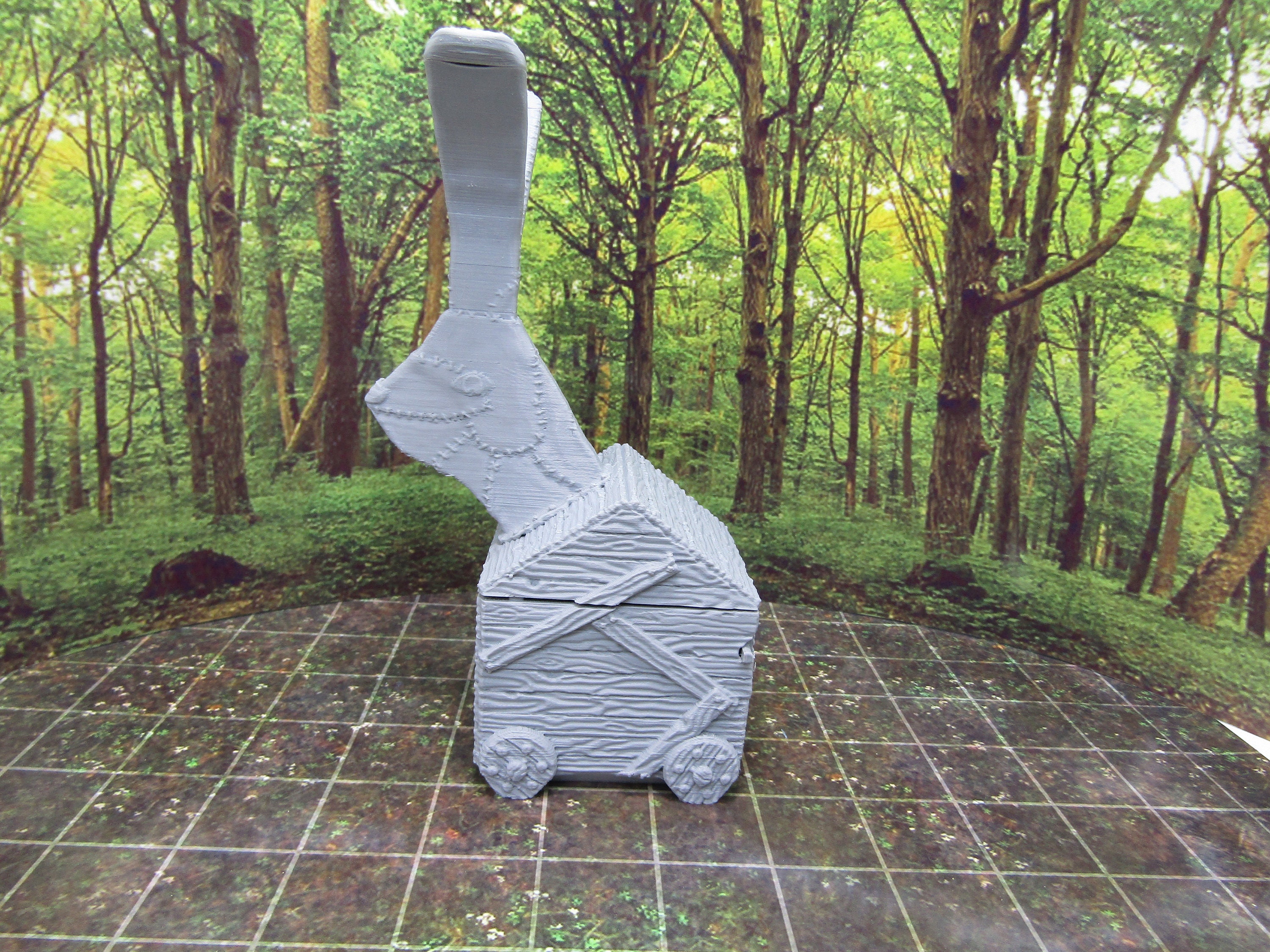 Trojan Siege Rabbit Miniature Mini Scenery Terrain 3D Printed Model 28 ...