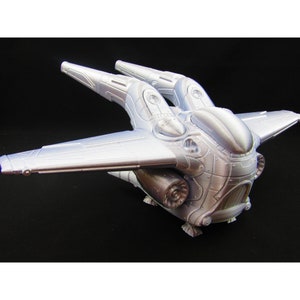Large Modular Starfighter &quot;Sparrowhawk&quot; Space Ship W/ Pilot Minis Scenery Scatter Terrain 3D Printed Model 28/32mm Scale Sci Fi Cyber Punk