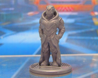 Sci Fi Crime Syndicate Mafia Secret Contact Mini Miniature 3D Printed Model 28/32mm Scale Sci Fi Science Fiction RPG Tabletop Gaming
