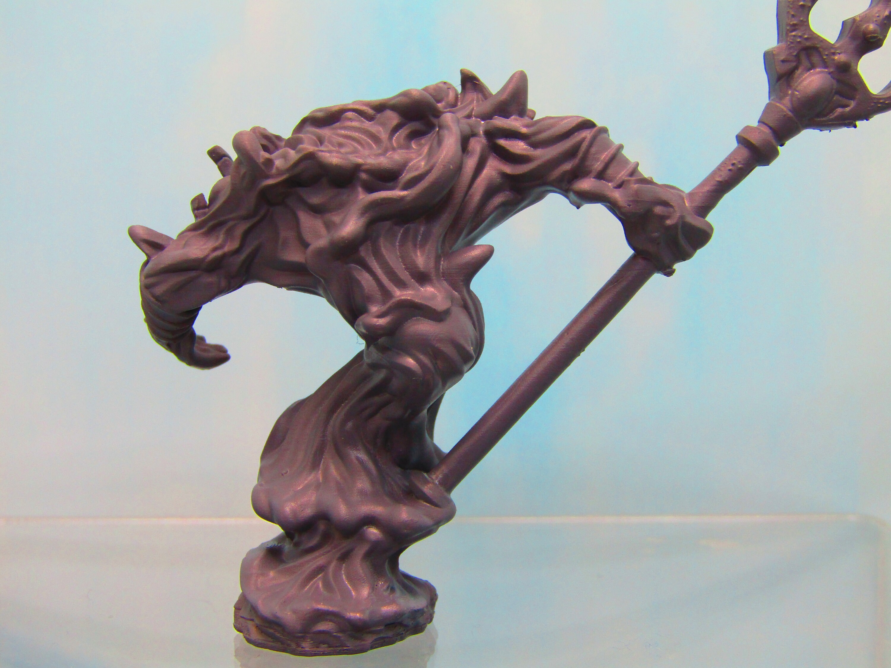 Water Elemental Mini Miniature Figure 3D Printed Model 28/32mm Etsy