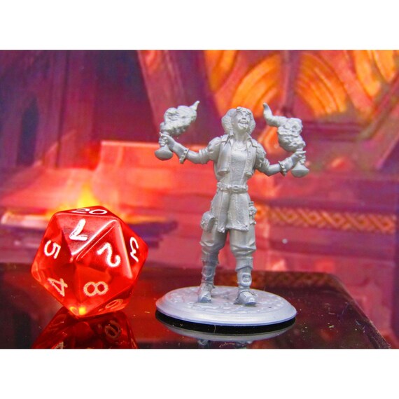 速くおよび自由な Female Alchemist Model Miniature Mini Scientist Mad Alchemy リラクゼーショングッズ