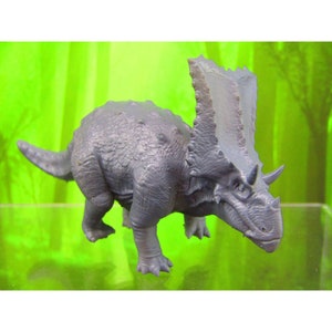 Chasmosaurus Dinosaur Mini Miniature Figure 3D Printed Model 28/32mm Scale RPG Fantasy Games Dungeons & Dragons Gaming