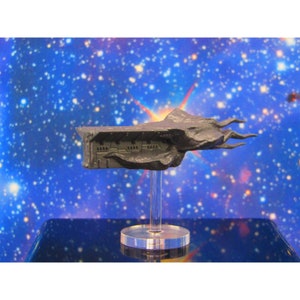 Overtaken Carrier Frigate Mass 3 Astra Nebula Billion Suns Starfinder Fleet Scale Starship Mini Miniature Model Spaceship