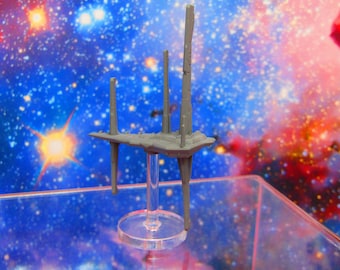 Liberator MK2 Large Destroyer Harmonium Alliance Tier 14 Starfinder Fleet Scale Starship Mini Miniature Spaceship Piece + Flight Stand & Rod