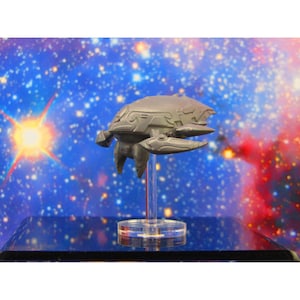 Kshellik Juggernaut Frigate Ship Mass 2 Astra Nebula Billion Suns Starfinder Fleet Scale Starship Mini Miniature Model Spaceship Game Piece