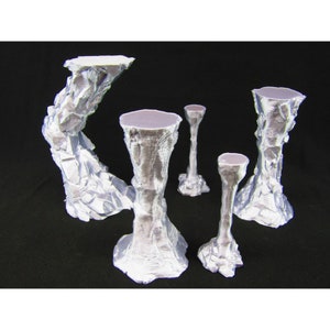 Dry Cavern Pillars Columns Scatter Terrain Scenery 3D Printed Mini Miniature Model 28/32mm Scale RPG Tabletop Gaming Wargaming D&D etc