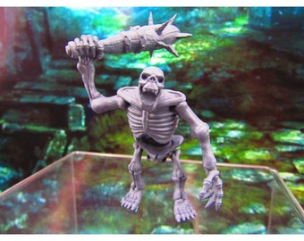 Undead Skeletal Ogre Skeleton Mini Miniatures 3D Printed Model 28/32mm Scale RPG Fantasy Games Dungeons & Dragons Tabletop Gaming