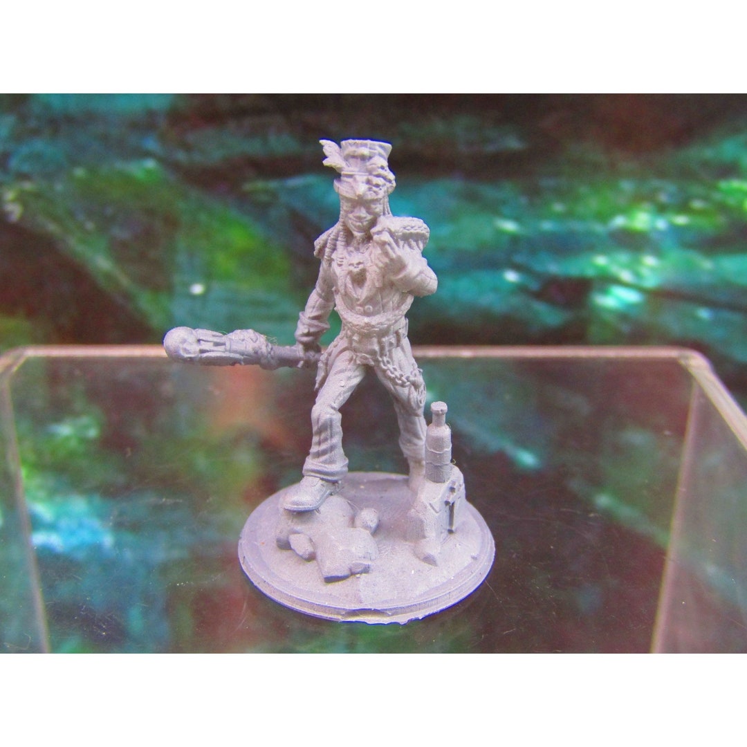 Voodoo Priest Witch Doctor Pose B Mini Miniature Figure 3D Printed ...