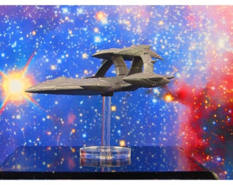Kshellik Battleship Battle Ship Mass 3 Astra Nebula Billion Suns Starfinder Fleet Scale Starship Mini Miniature Model Spaceship Game Piece