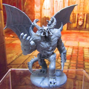 Hell Spawn Demon Winged Beast Horror Monster Mini Miniature 3D Printed Model 28/32mm Scale Fantasy Dungeons & Dragons RPG Tabletop Gaming