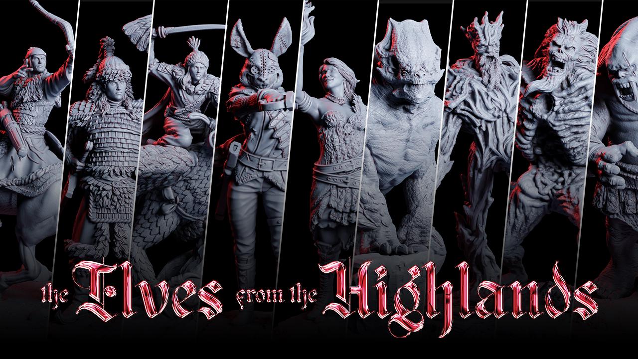 Nelf Highborn Highborn Elf Villain Mini Miniature Figure Model RPG Fantasy Games ...