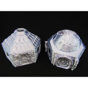 Dwarven Huts Houses Homes Scatter Terrain Scenery 3D Printed Mini Miniature Model 28/32mm Scale RPG Tabletop Gaming Dungeons & Dragons