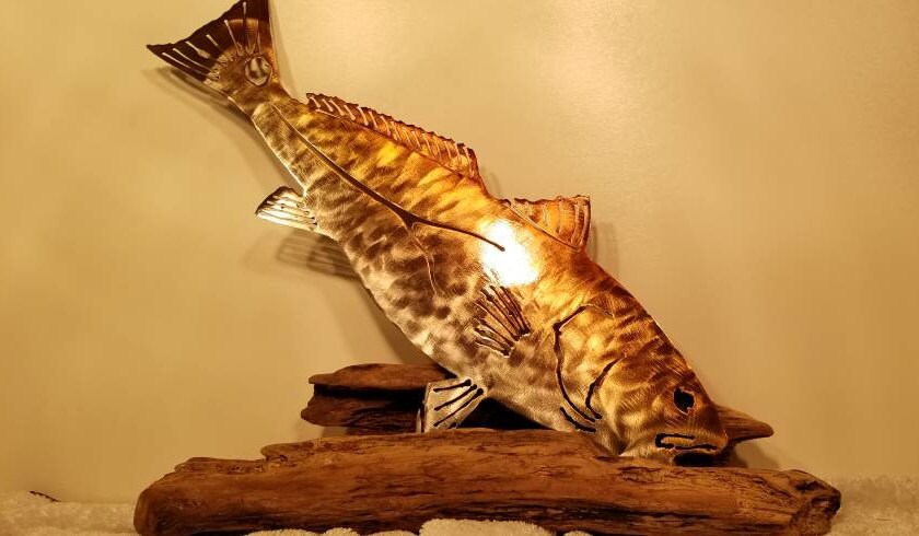 Redfish Metal Wall Art - Red Fish Wall Art Metal Redfish Metal Wall Art - Red Fish Wall Art Metal