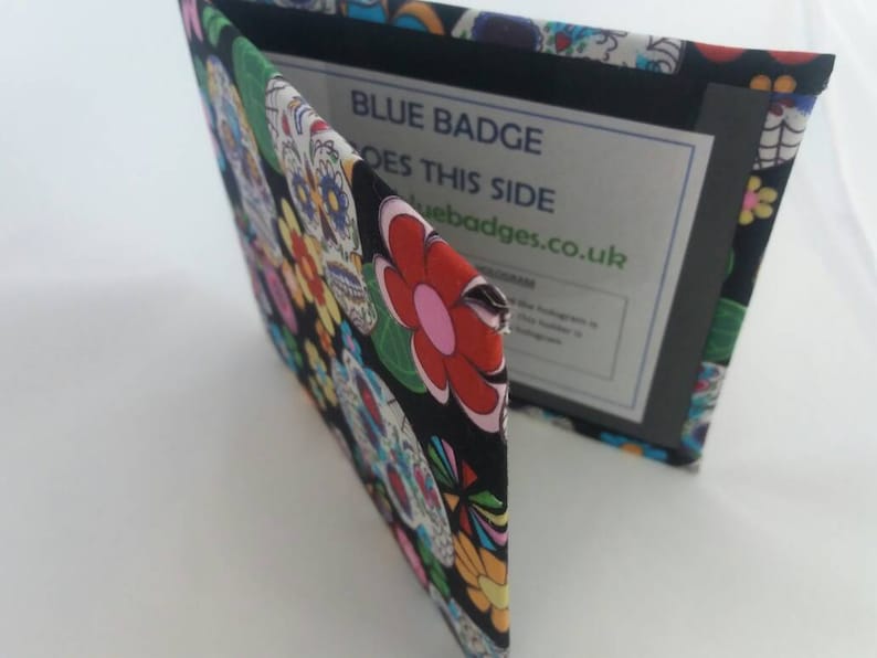 Disabled blue badge holders CANDY SKULL