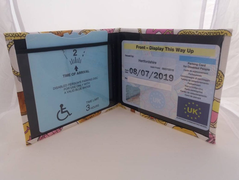 Disabled blue badge holders CANDY SKULL