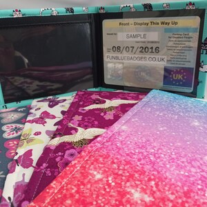 Disabled blue badge holders multicolored SPARKLE EFFECT image 6