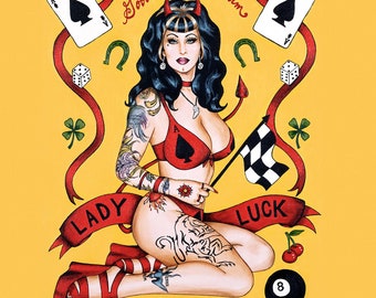 Lucky devil pinups