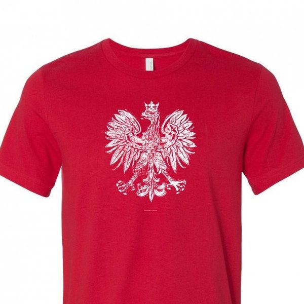 Poland Tshirt, Polish Eagle Vintage Style tee, Patriotic Retro-Feel Polish Eagle Polska Unisex T-shirt, Polish shirt