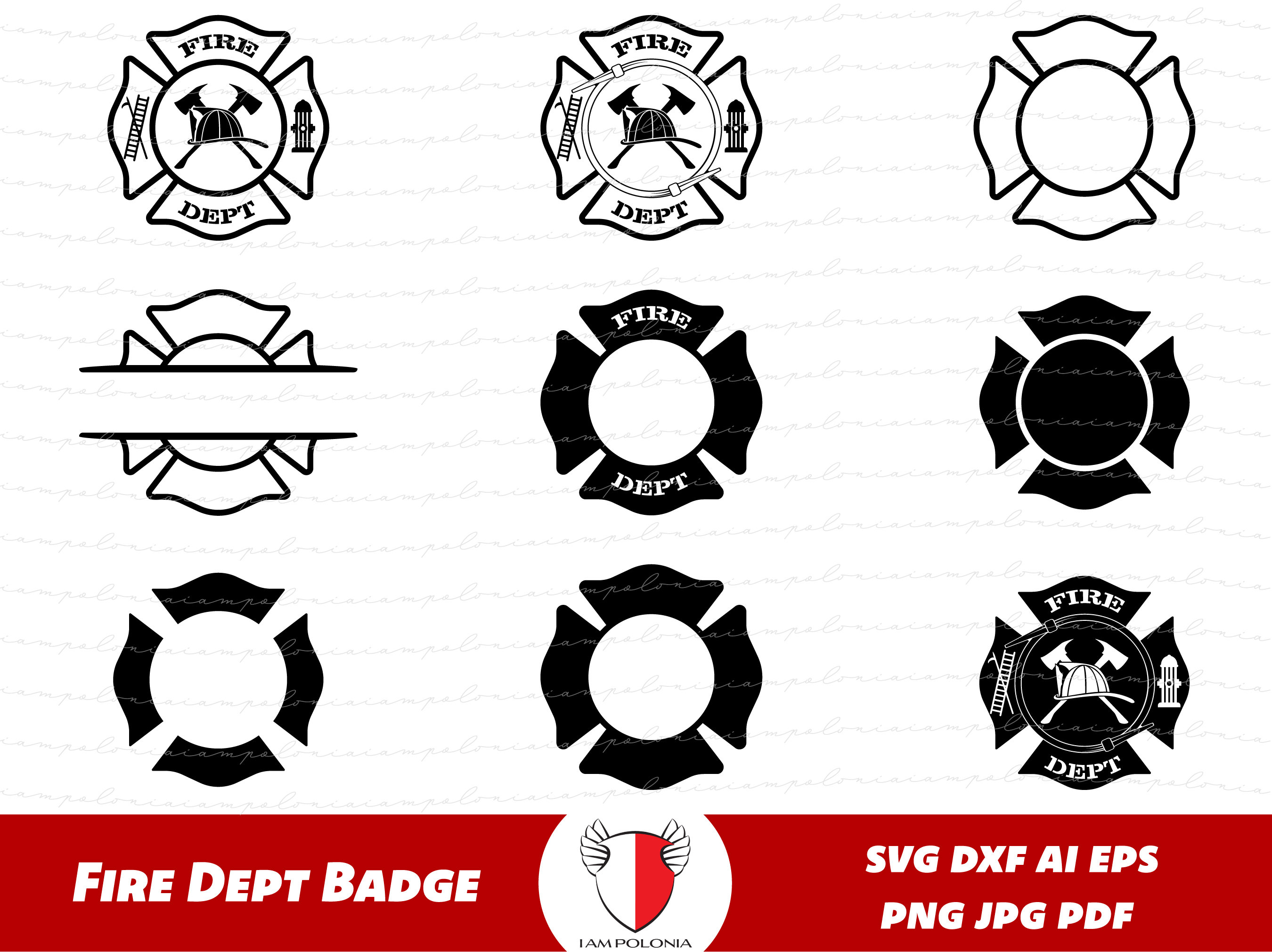 Fire Dept Svg, Firefighter PNG, Fireman Clipart, Fire Department laser cut,  Maltese Cross Svg, Firefighter wife Cricut, image size:2700x2021