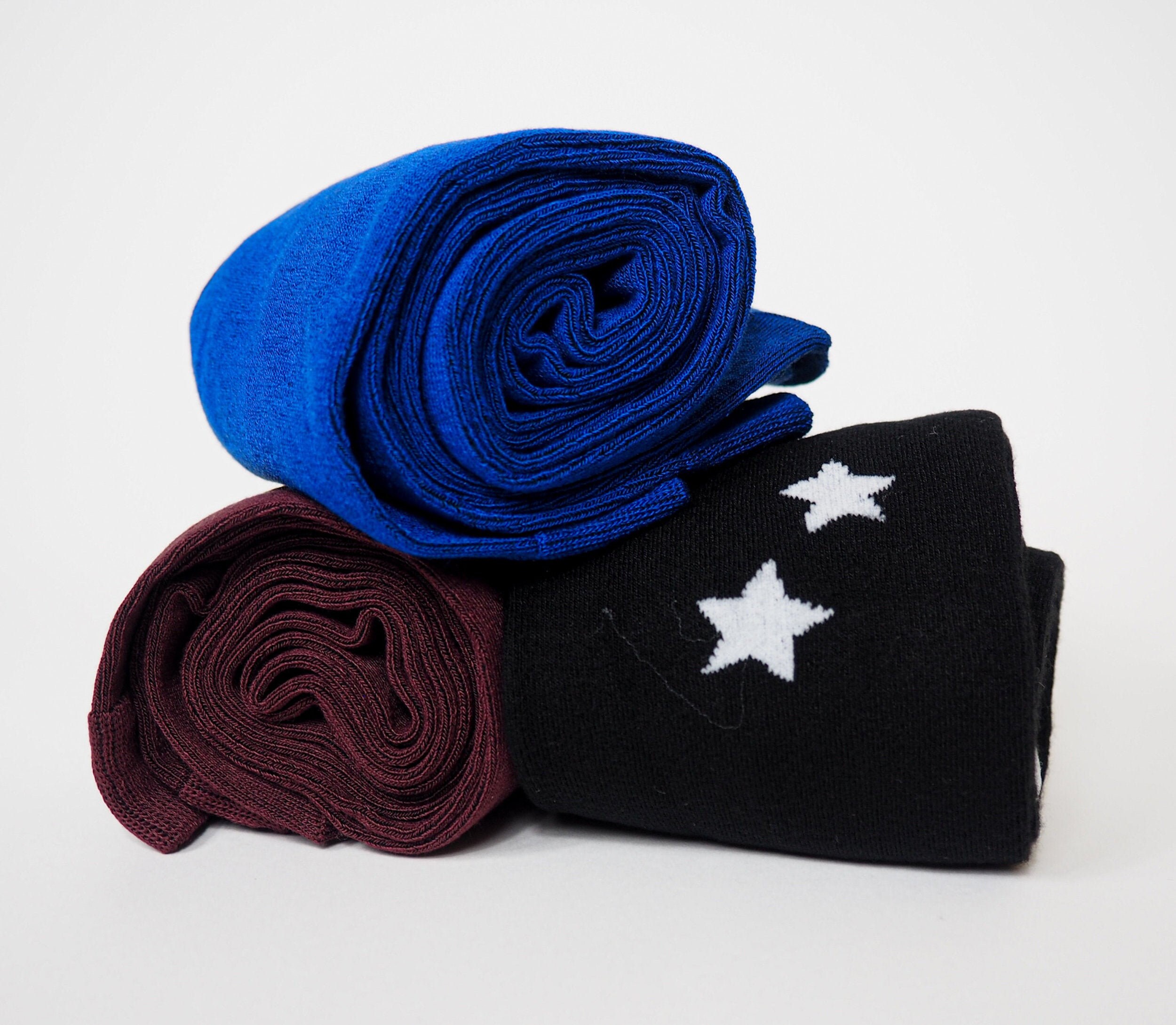 Extra Long Thigh High Socks | 3-Pack Bundle Set